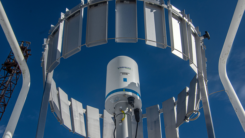 Niederschlagsmenge: Der Niederschlagssensor Rain[e]H3 mit Windschutz misst Niederschlagsmenge und -i