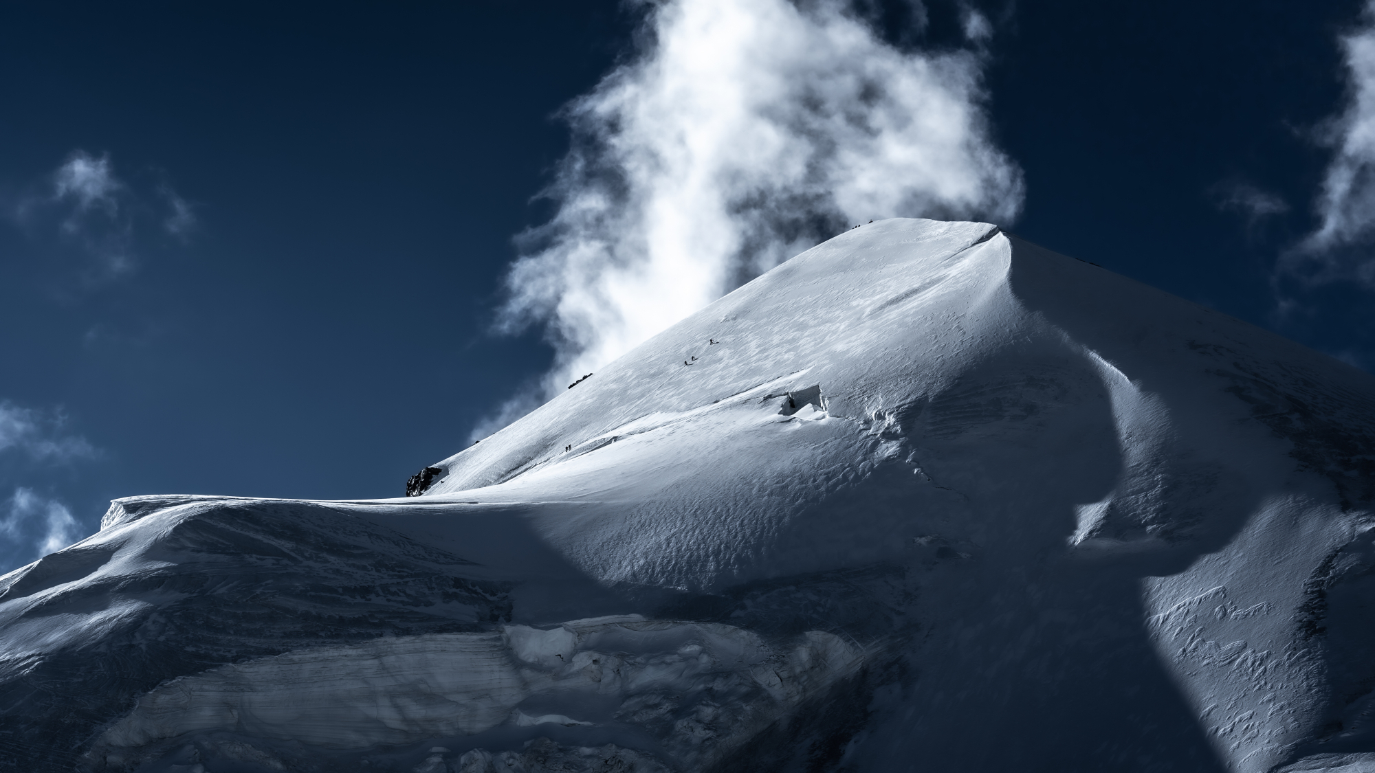 Nordseite des Allalinhorns
