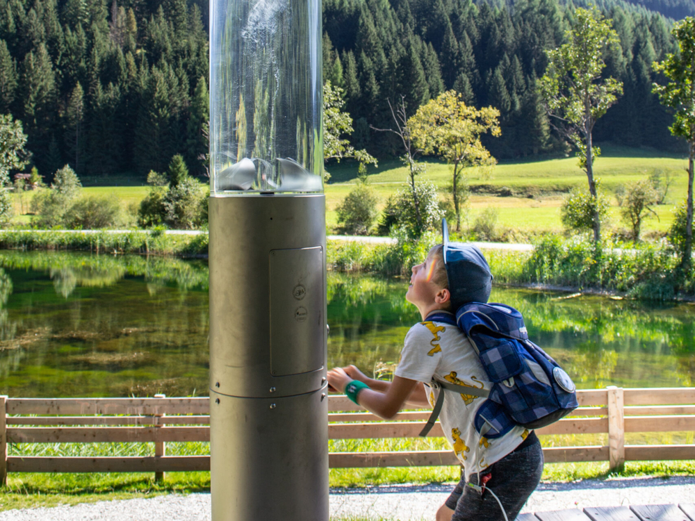 Viel zu entdecken auf dem Wasserweg Gschnitztal