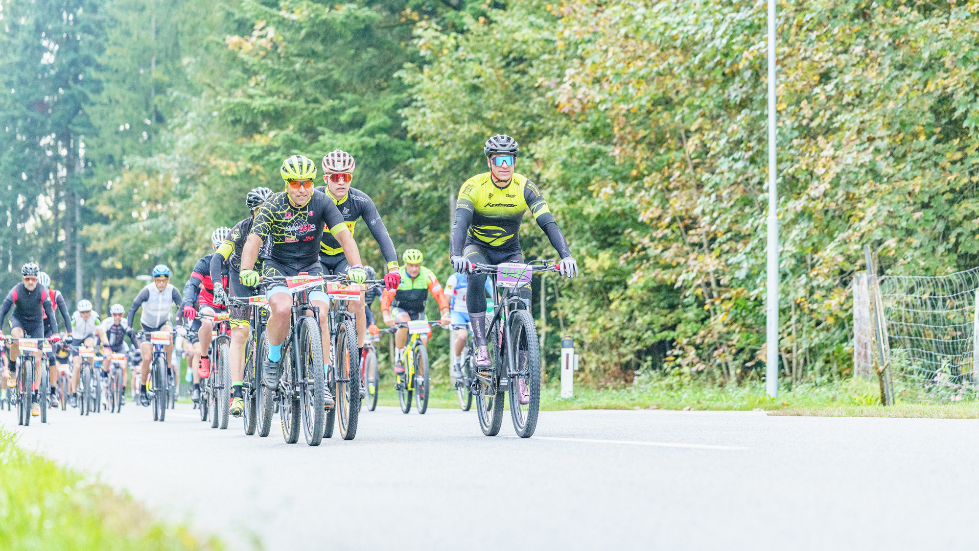 Teilnehmer beim Bikerennen eldoRADo