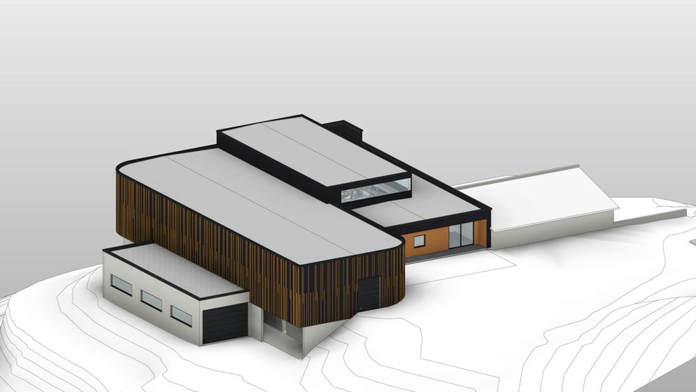 Geplante Bergstation der neuen Rosskopfbahn
