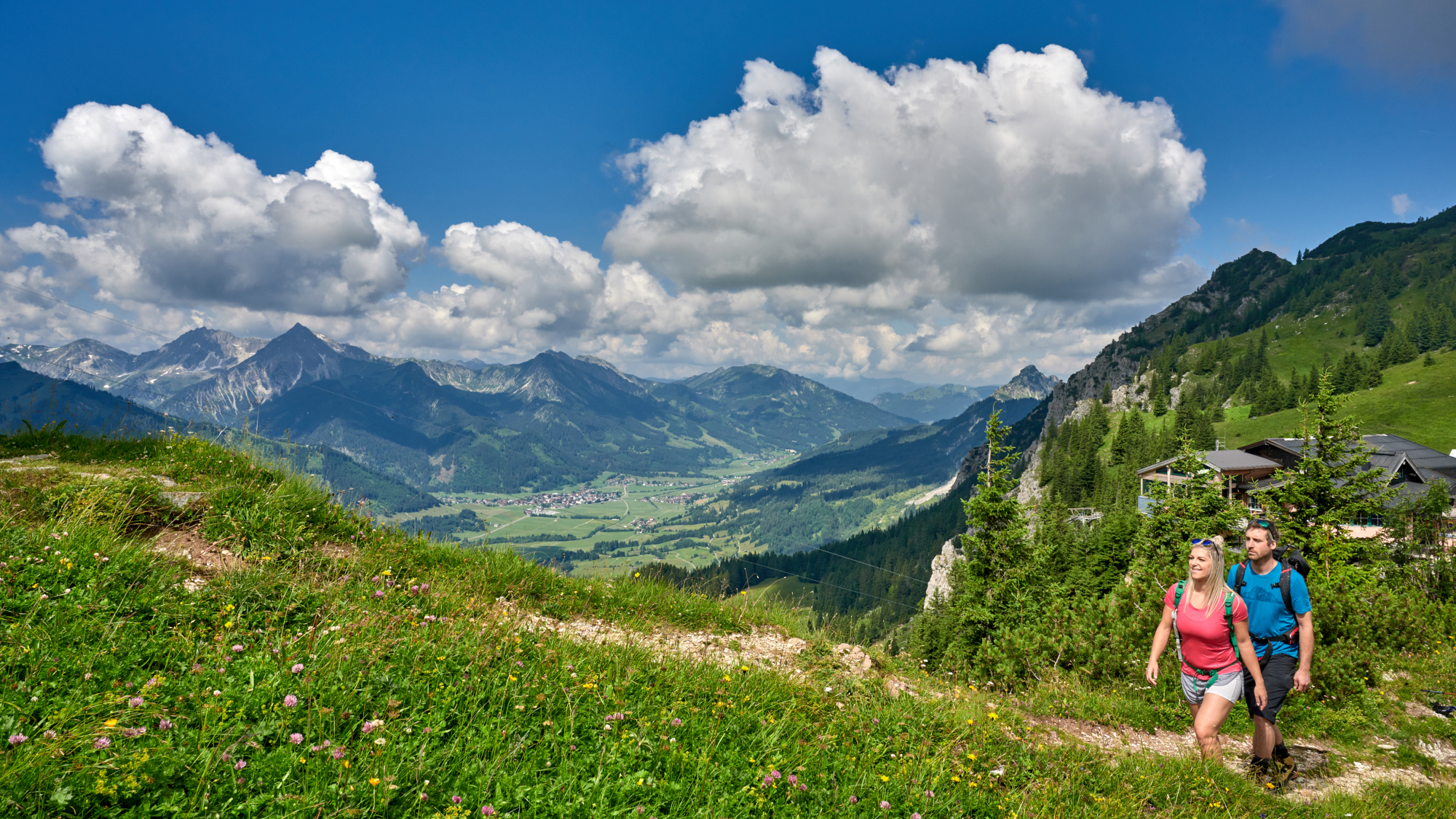 Wandern über dem Tannheimer Tal