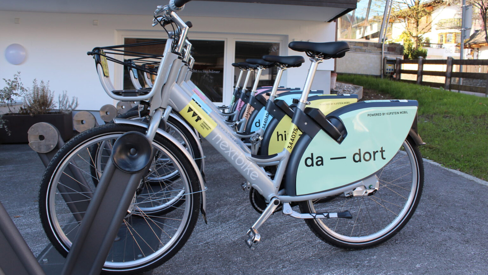 Ein günstiges Angebot für umweltbewusste Gäste bieten die Regio Räder in Ellmau.