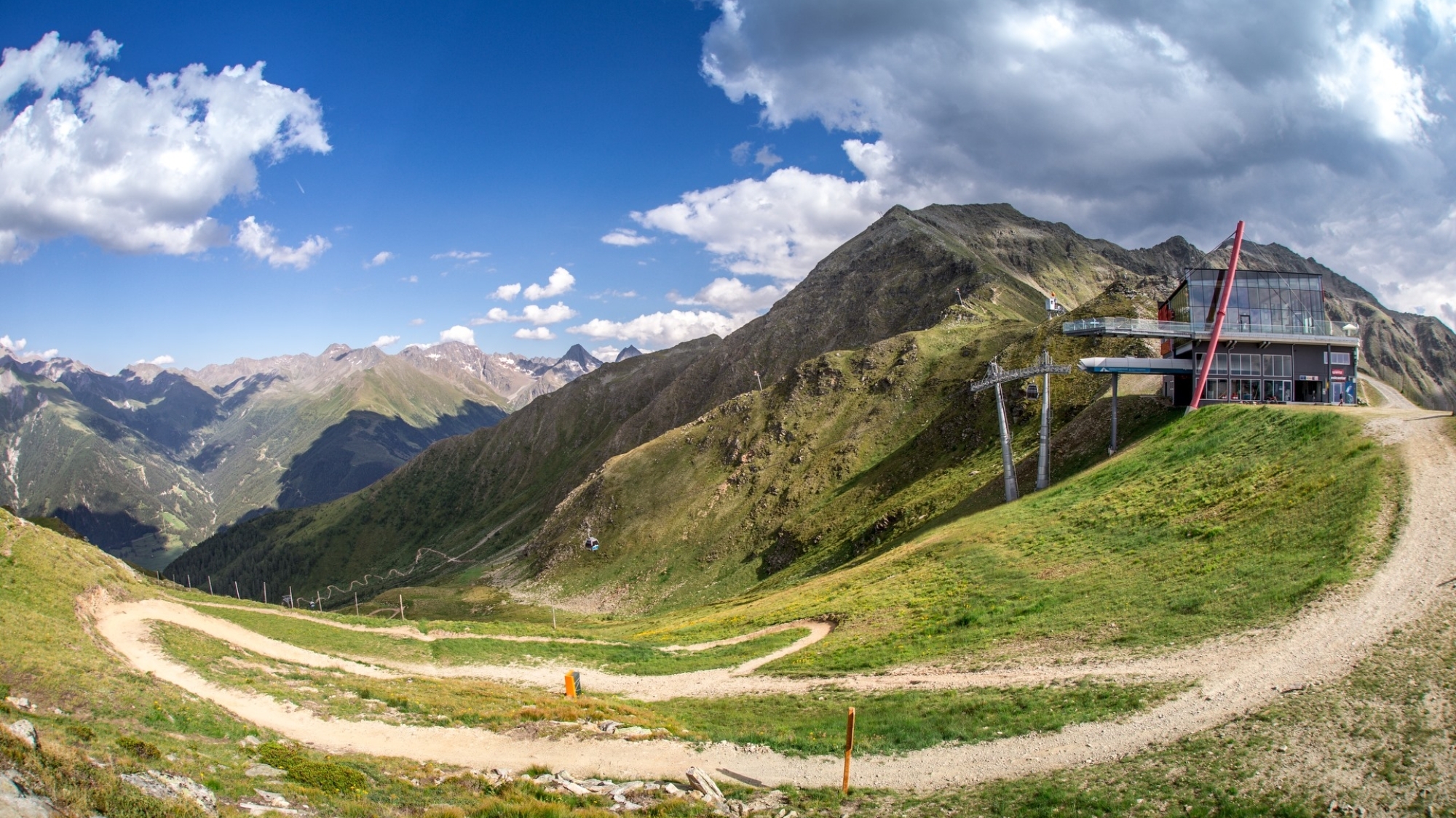 Biketrail von der Bergstation im Großglockner Resort Matrei