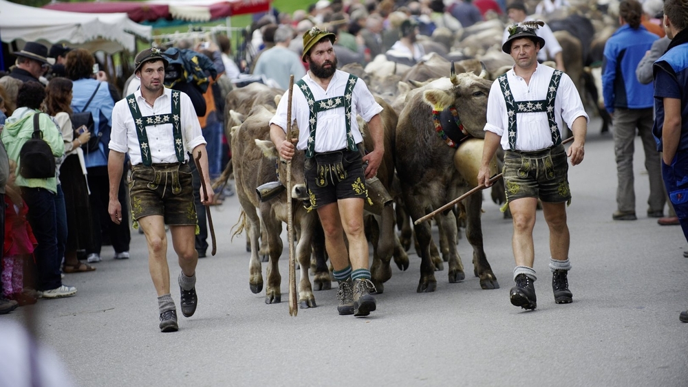 Viehscheid in Oberstaufen