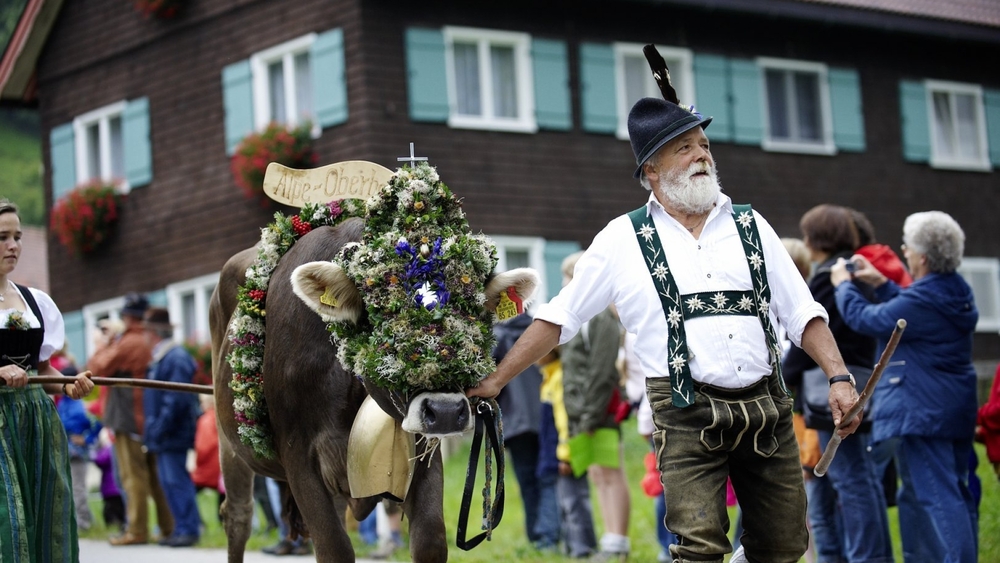 Viehscheid in Oberstaufen