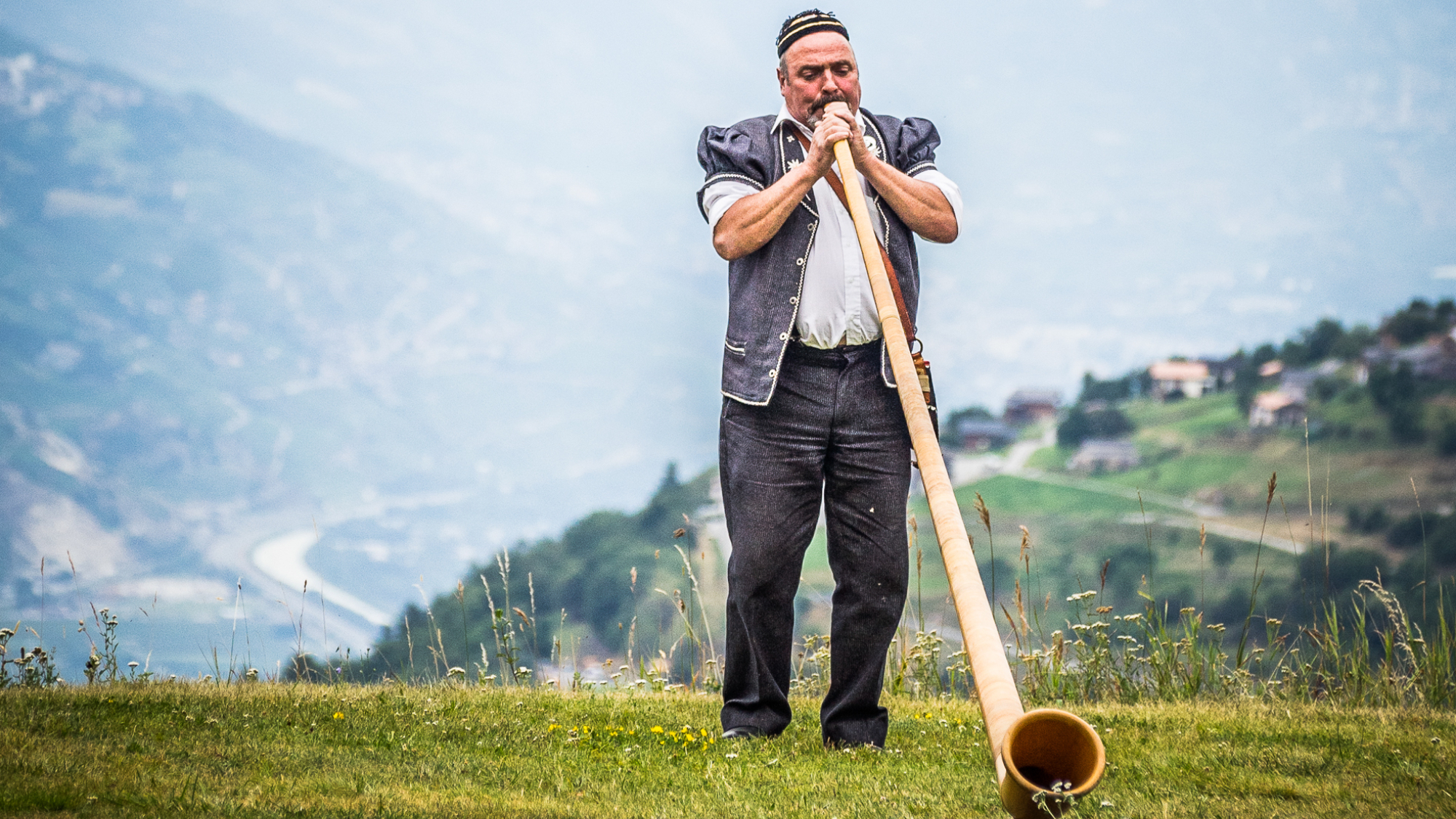 Auf dem Alphornfestival 2022 kann man alte Traditionen entdecken.