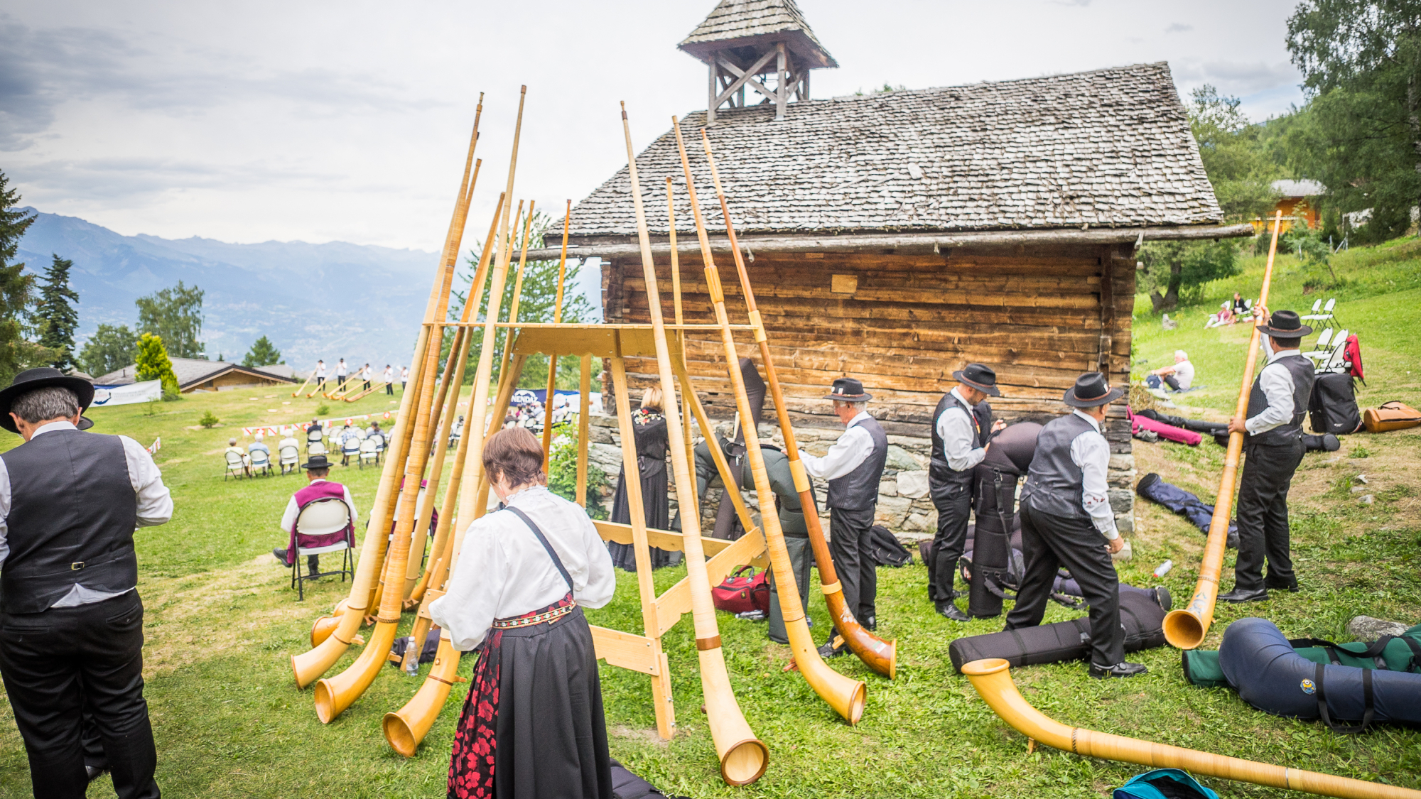 Der Wettbewerb der Bläser ist das Herzstück des Festivals.
