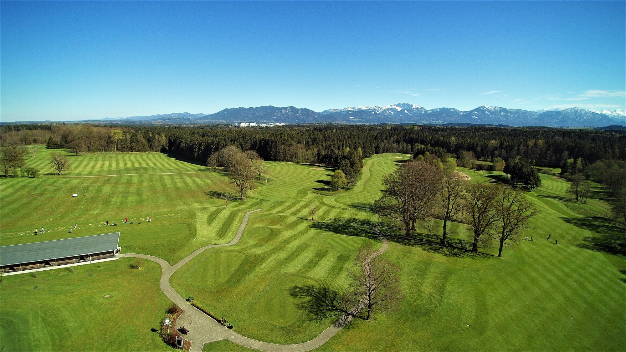 Blick auf den St. Eurach Land- und Golfclub