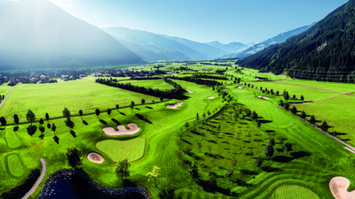 Überblick über den Golfplatz Zillertal