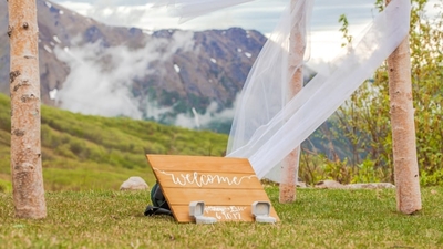 Hochzeit vor alpiner Kulisse