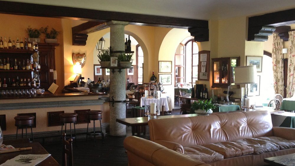 Blick ins Clubhaus mit dem hervorragenden Erre Restaurant