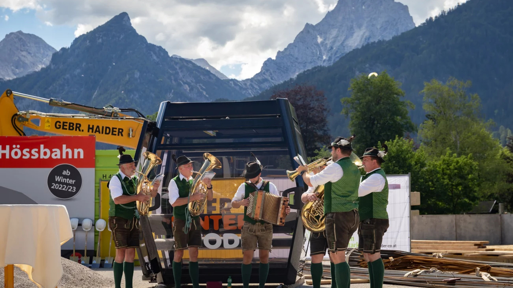  Spatenstich-Event zur neuen Hössbahn im Skigebiet Hinterstoder 