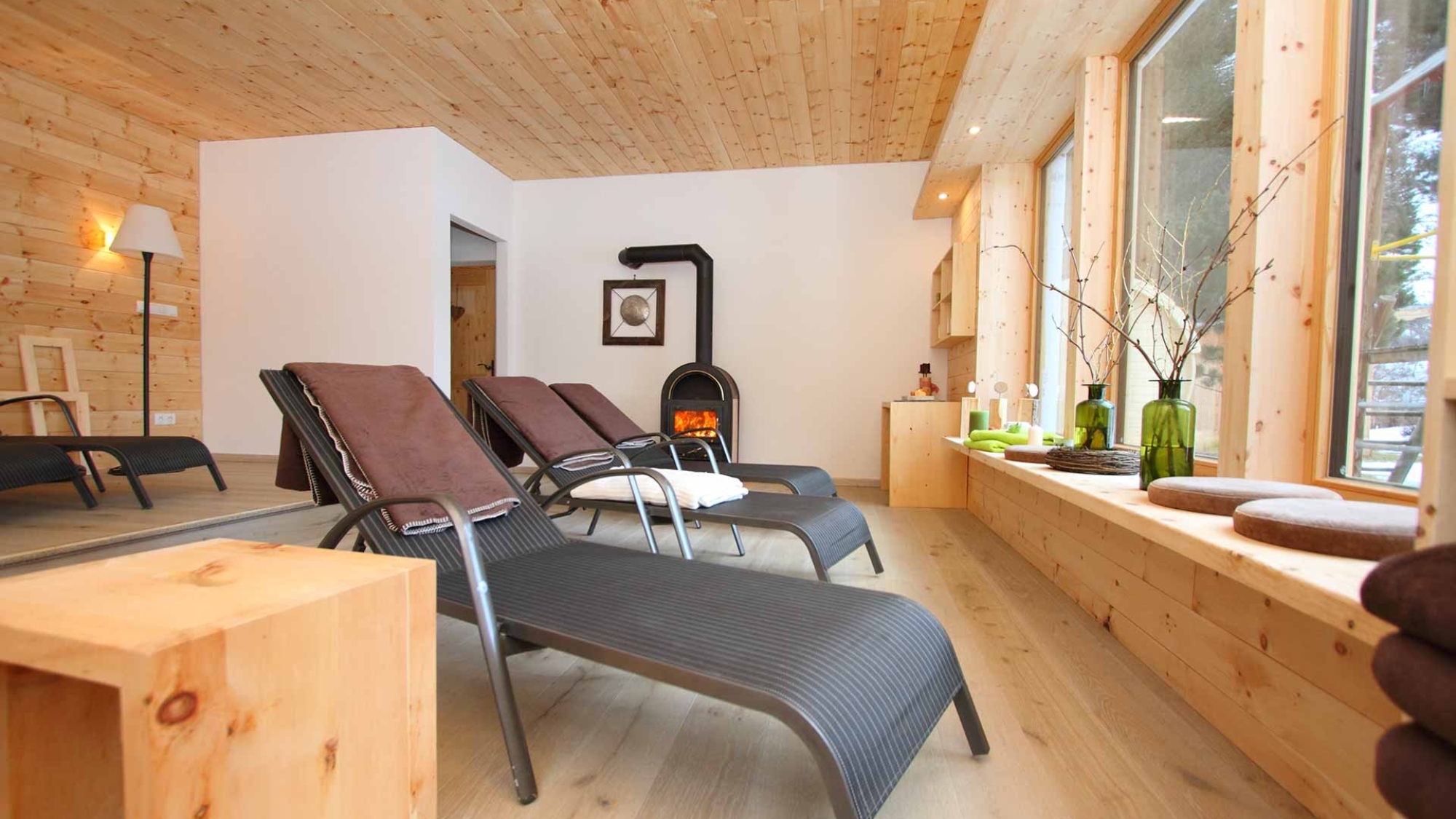 Zirbenruheraum im Biohotel Stillebach