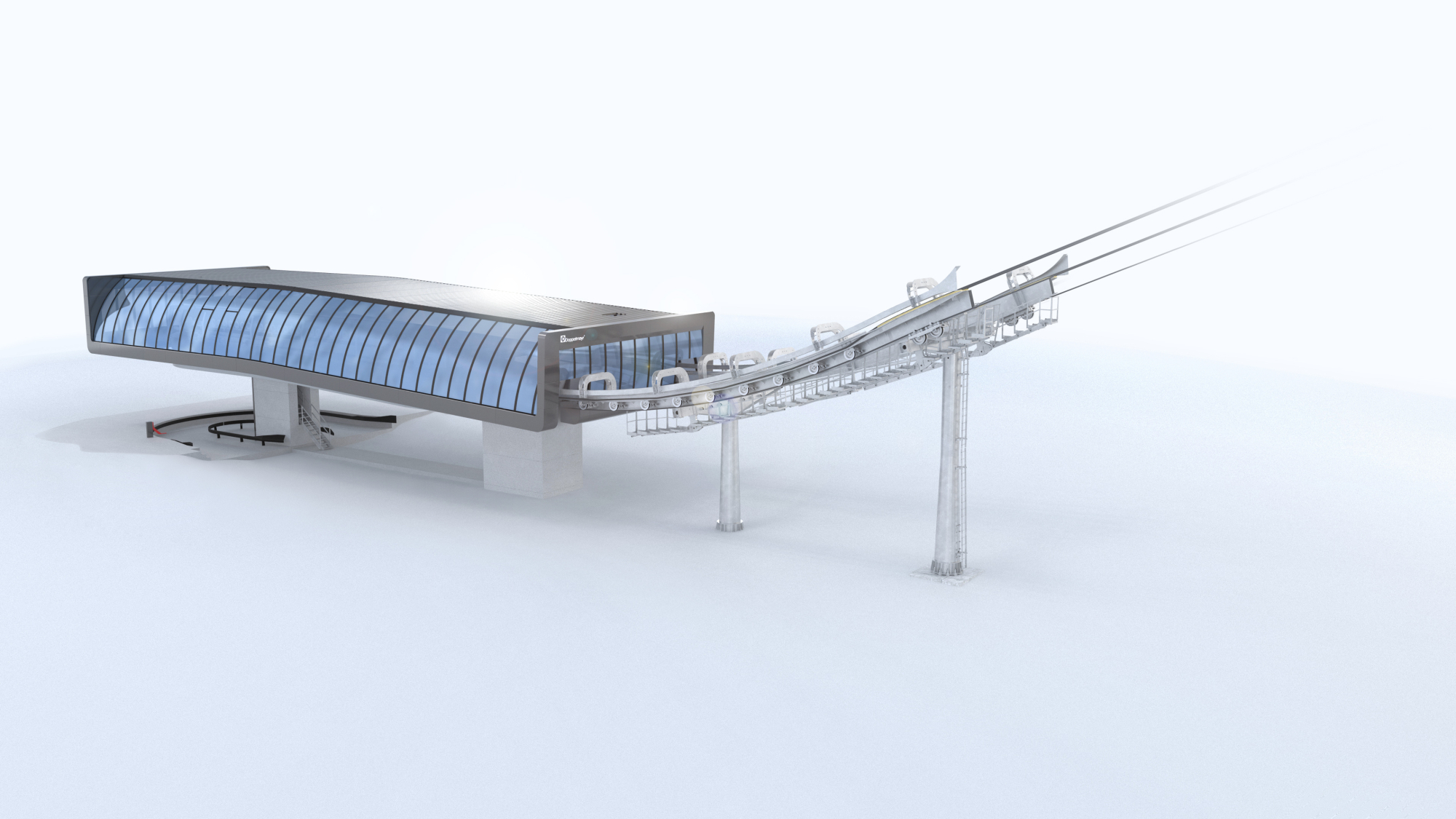 Station der TRI-Line von Doppelmayr