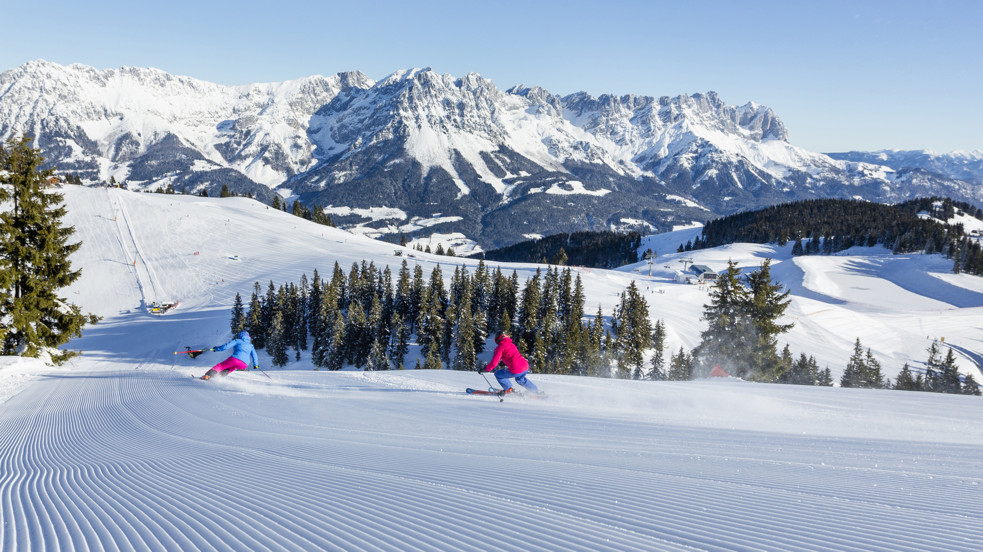 Piste in der SkiWelt Wilder Kaiser – Brixental