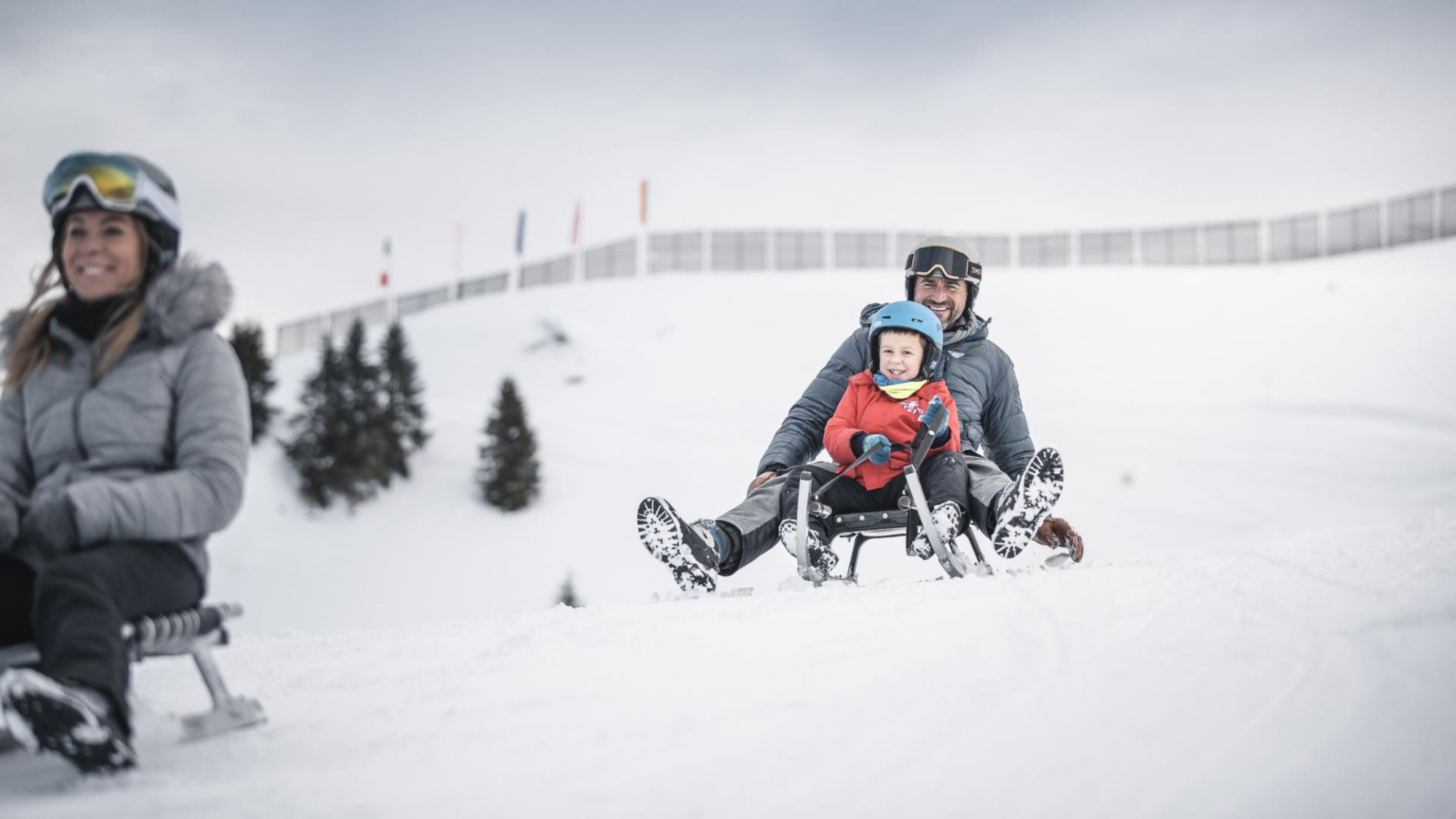 Rodelspaß in Ratschings-Jaufen