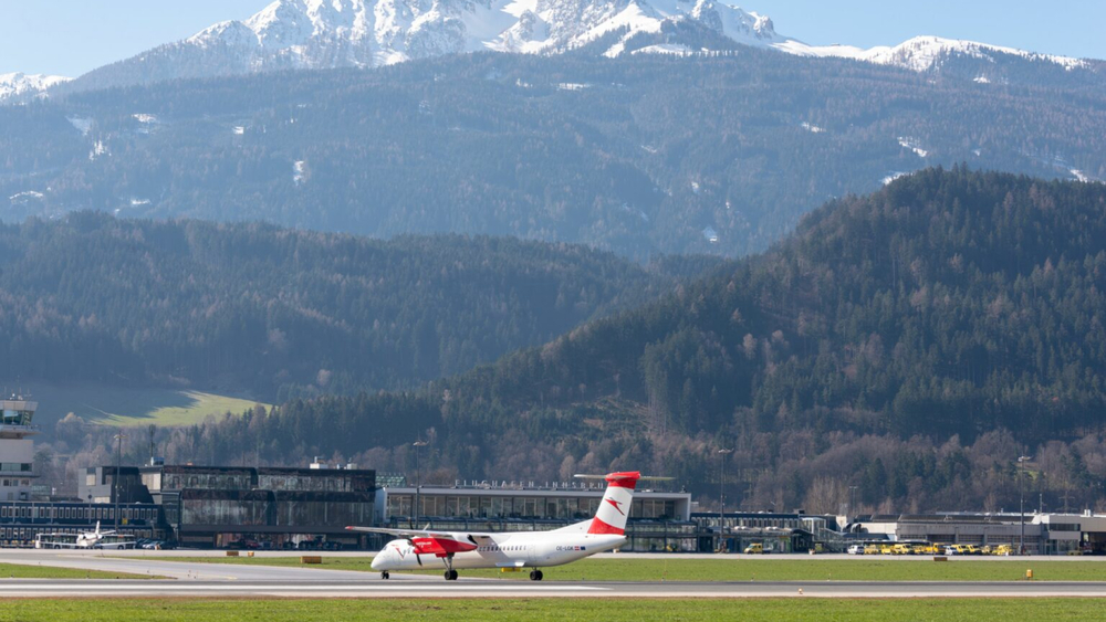 Auch mit dem Flieger ist Tirol gut zu erreichen.
