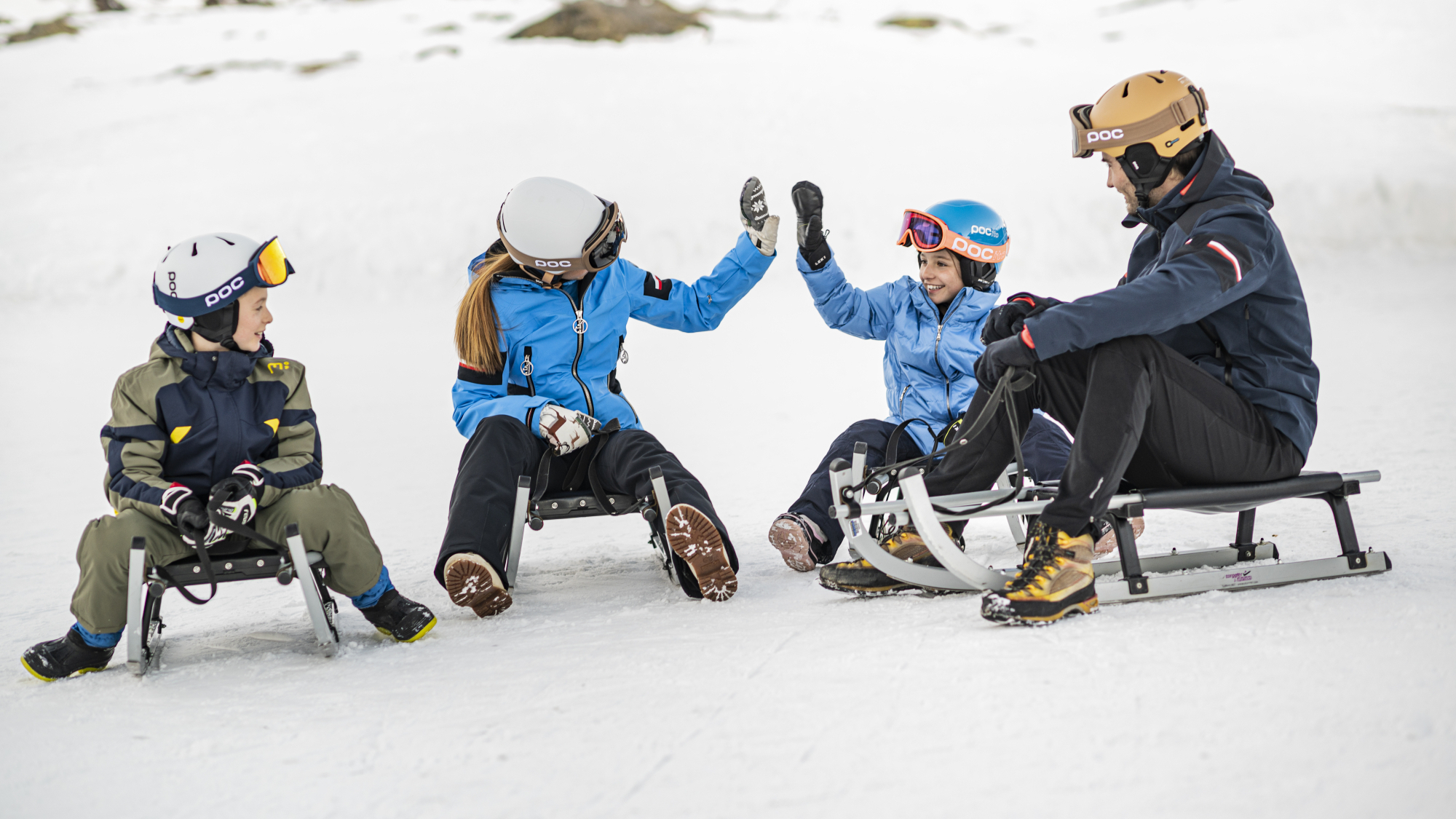 Rodeln im Schnalstal
