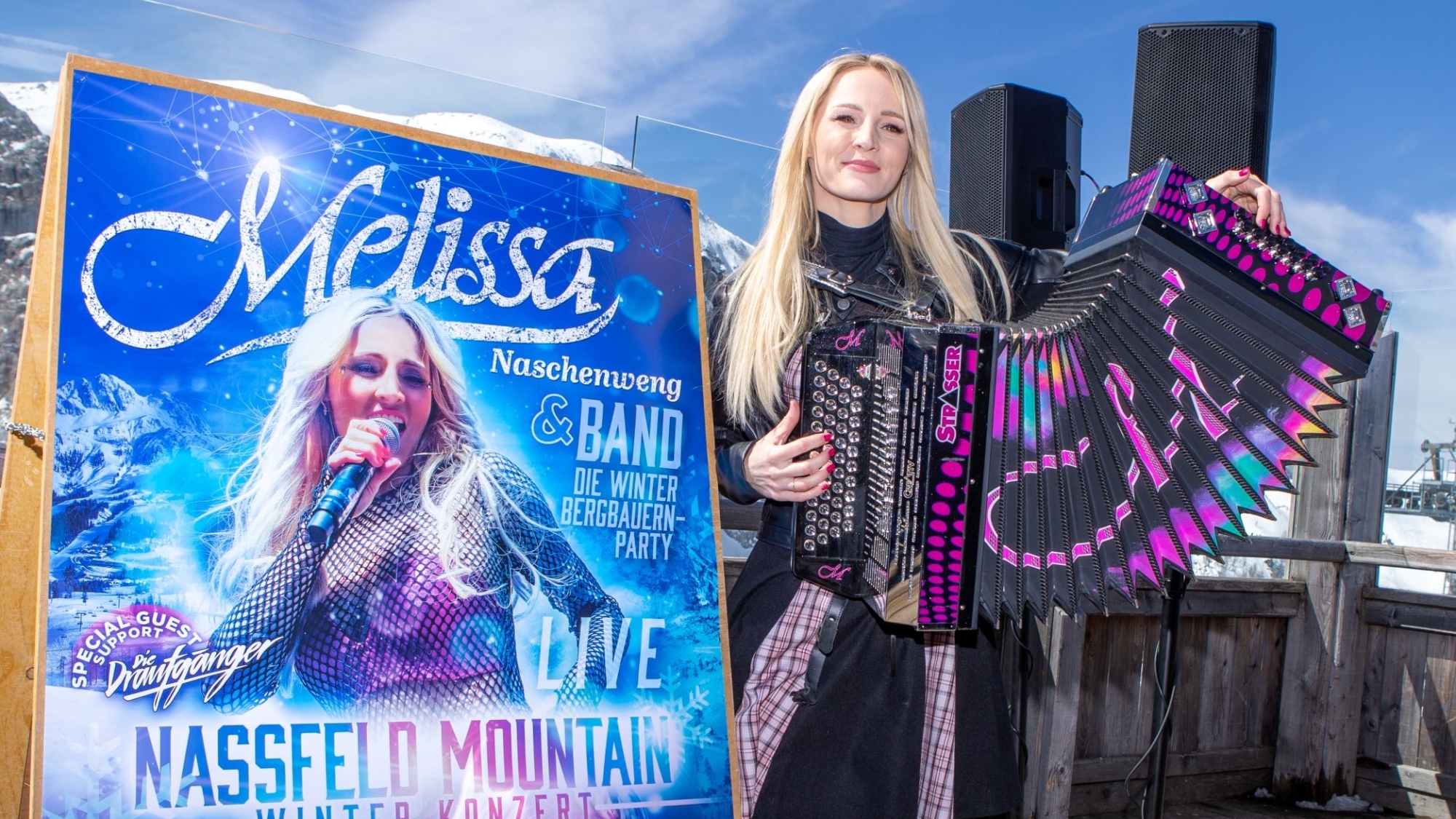 Am 10.12.22 tritt Melissa Naschenweng auf dem Nassfeld Mountain Winter Konzert auf.