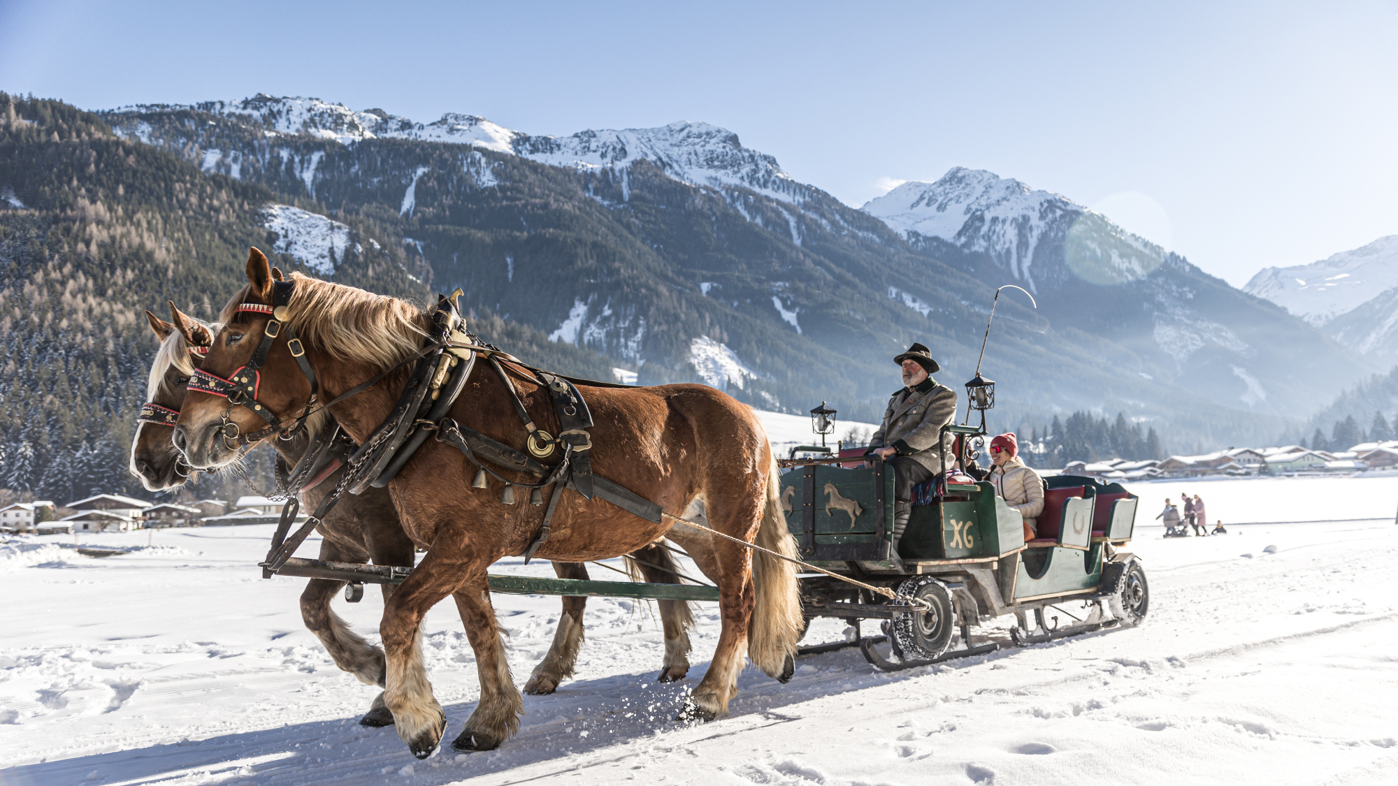 Pferdekutschenfahrt durch Wald-Königsleiten