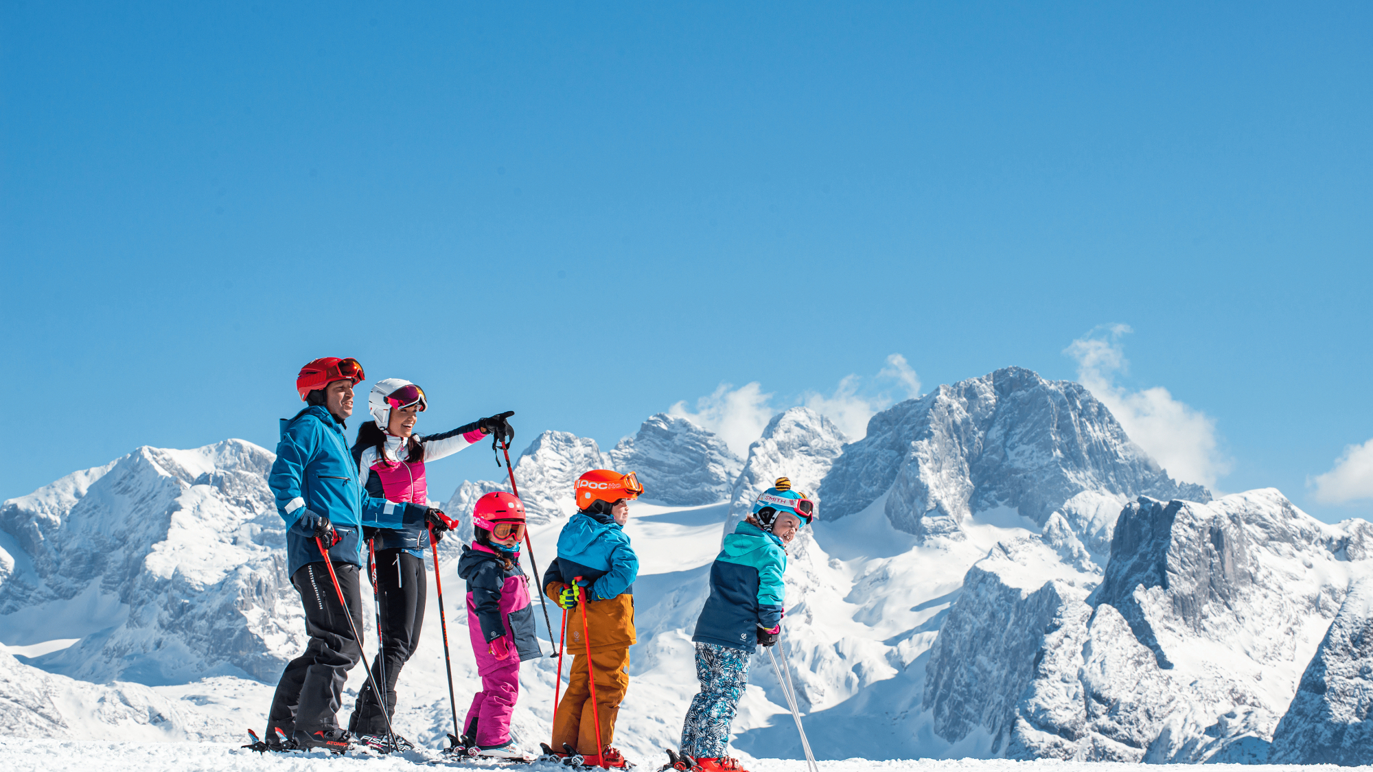 Familienski im Skigebiet Dachstein West