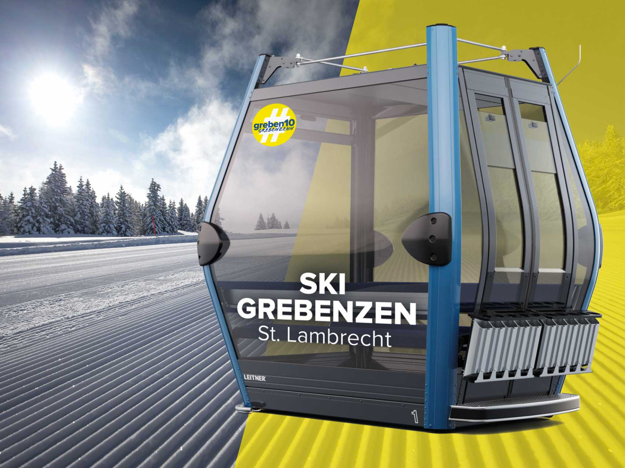 Die neue Greben10-Gondelbahn
