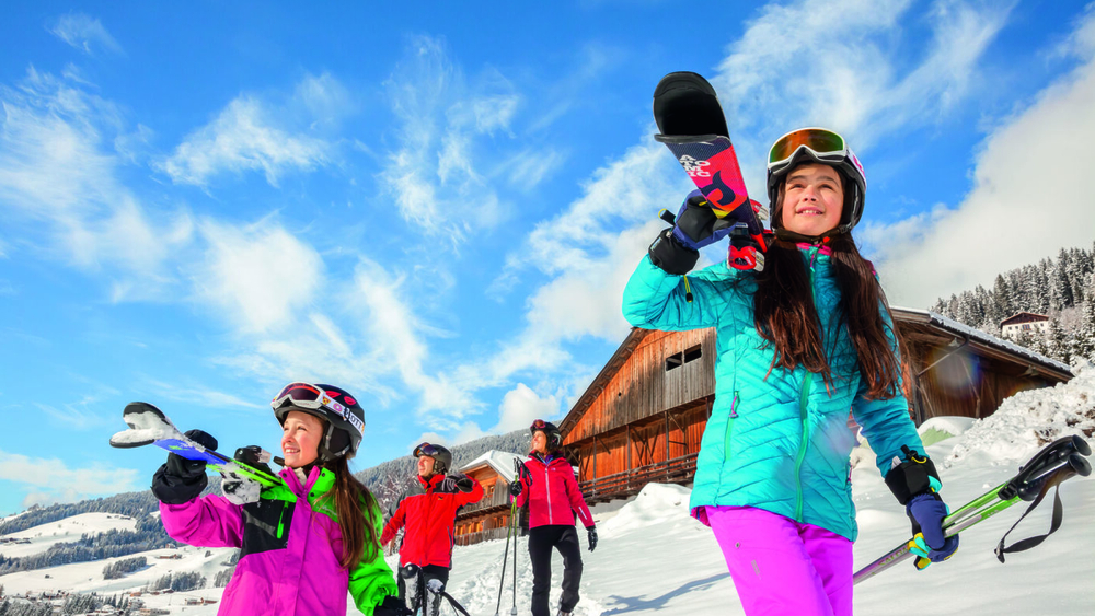 Skifahren direkt vor der Hoftür