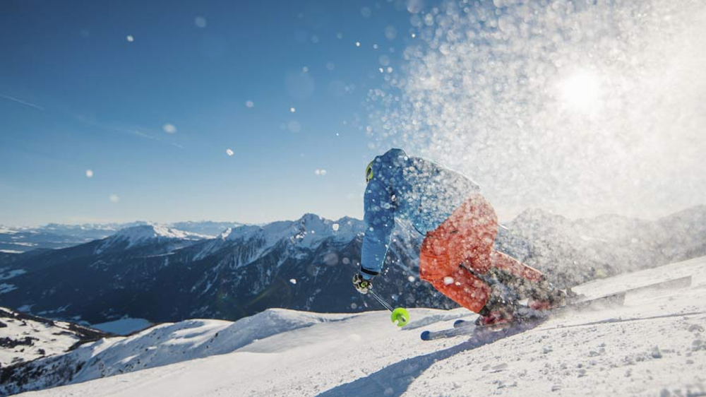 Skifahrer auf der Schwemmalm