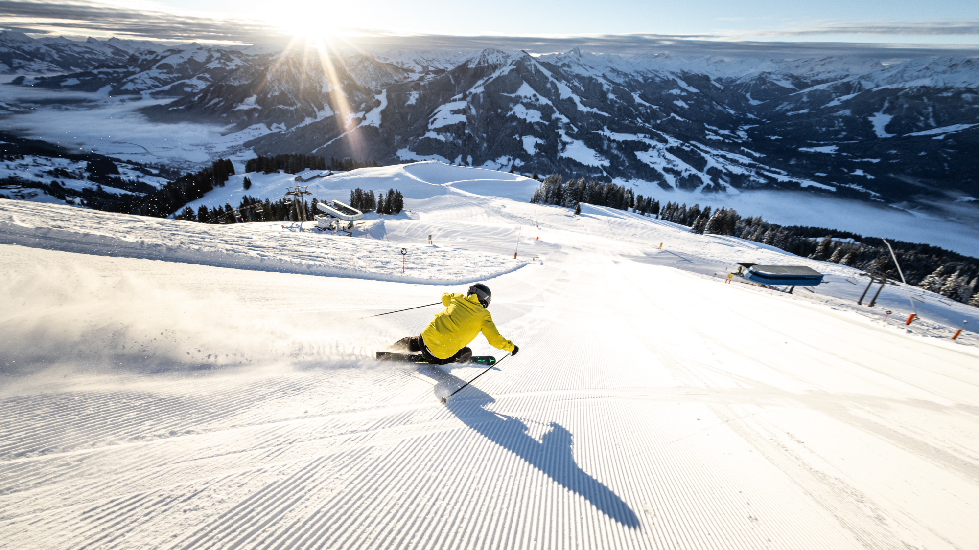 Skifahren auf der Hohen Salve