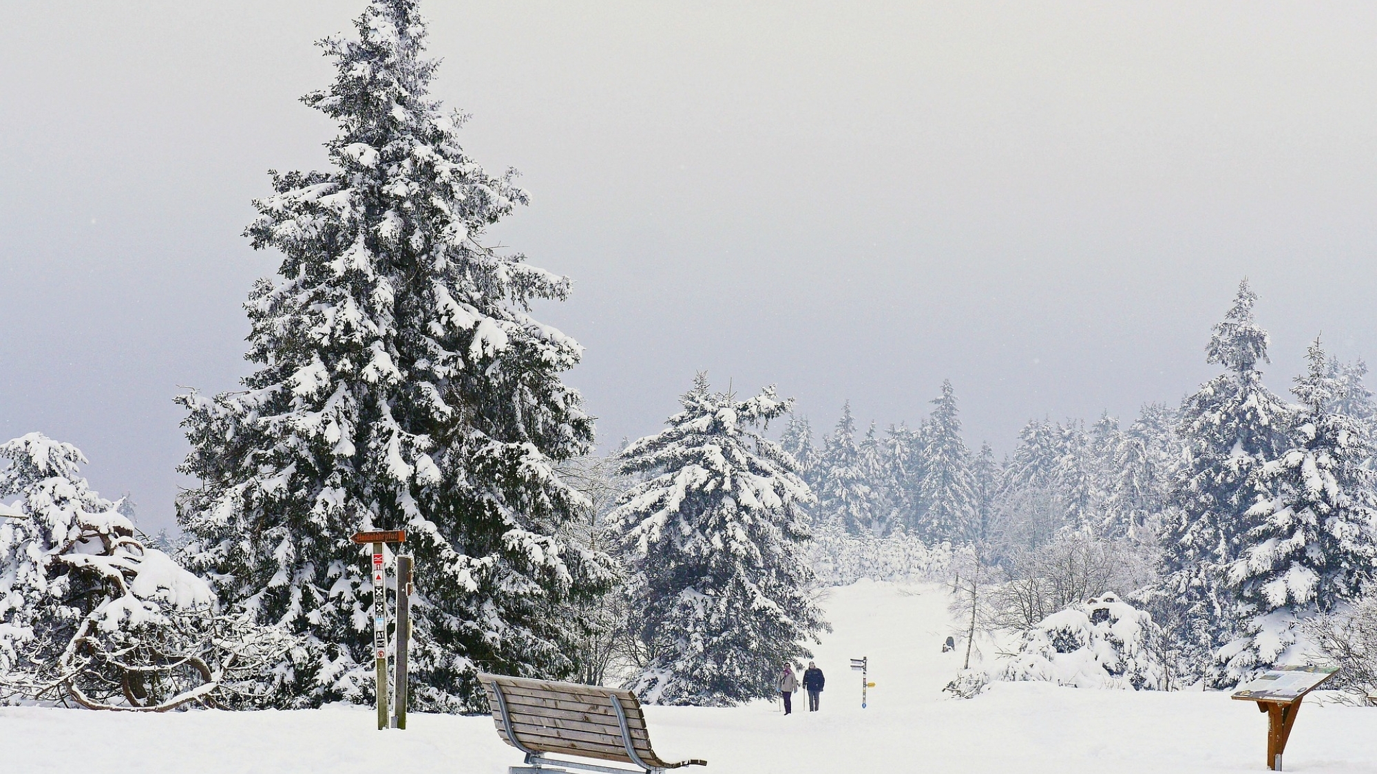 Winterlandschaft in Winterberg