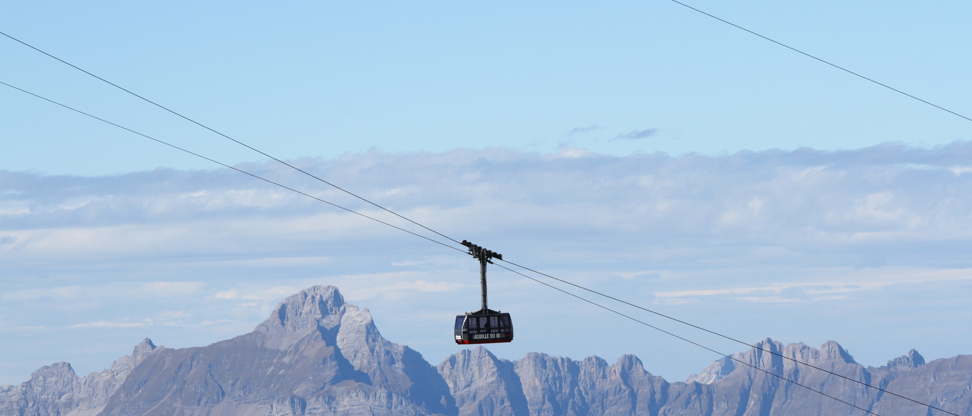 Gondelbahn in Chamonix