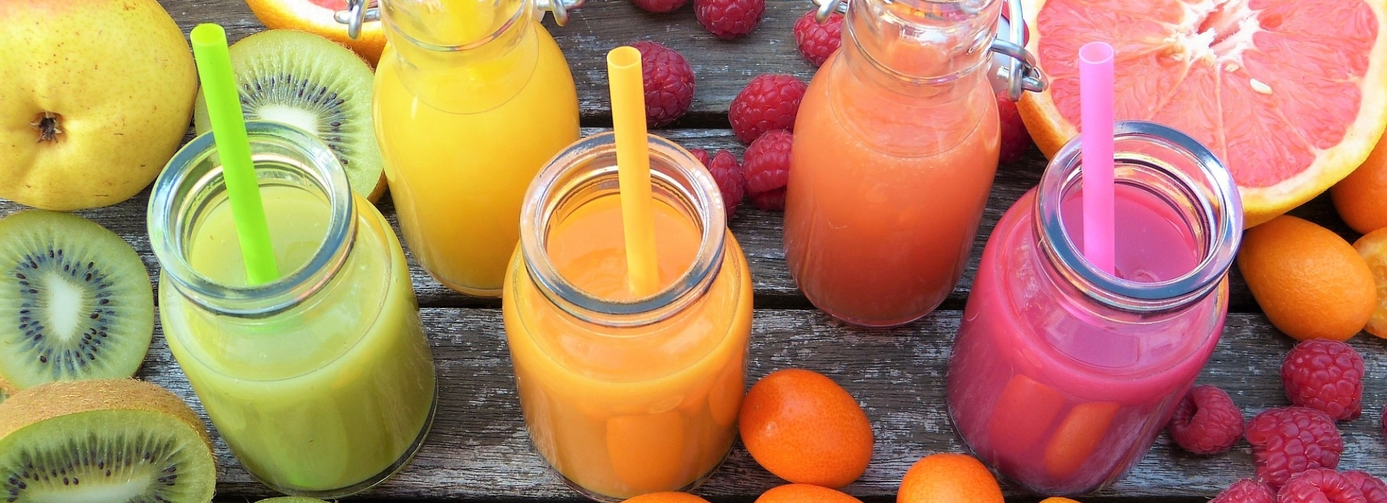 Bei einer Saftkur werden nur Obst- und Gemüsesäfte getrunken