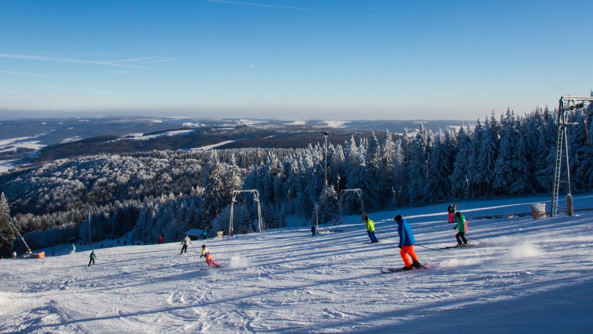 Skifahren auf der Wasserkuppe