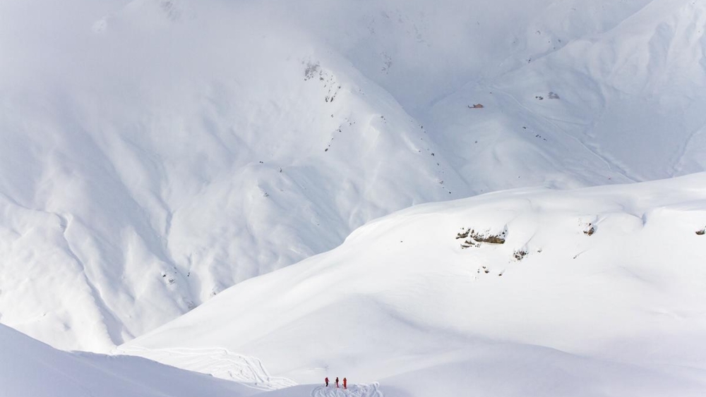 Freerider unterwegs am Arlberg
