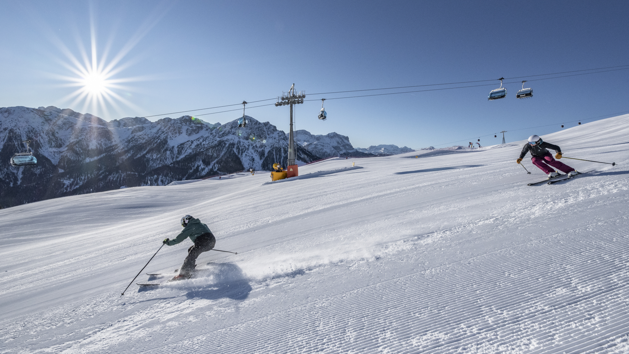 Das Skigebiet Kronplatz