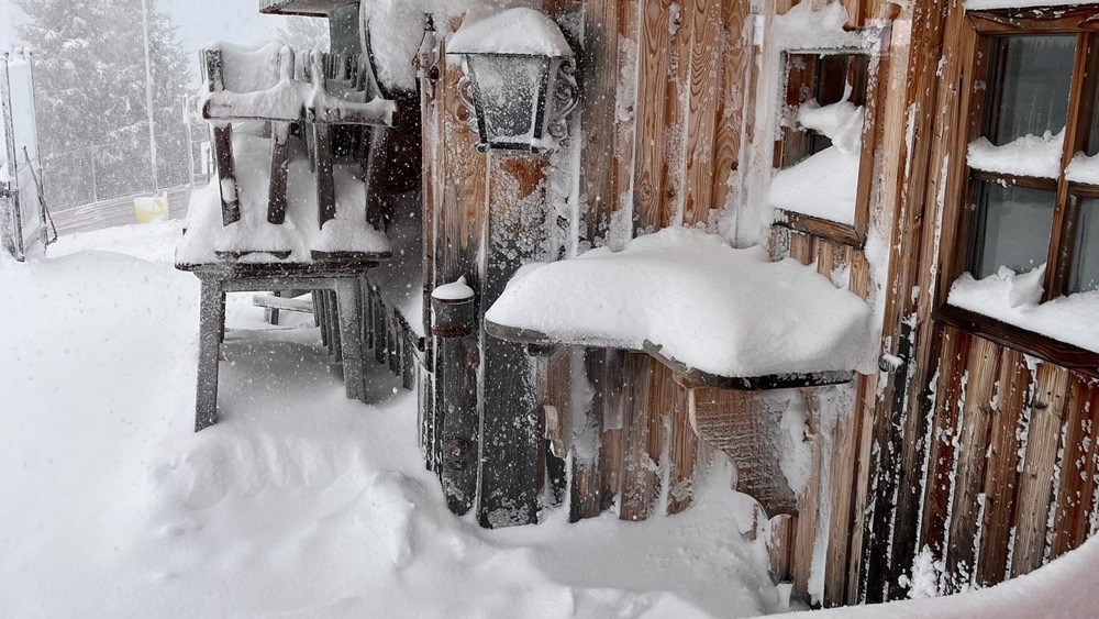 Große Neuschneemengen am Hochwurzen (02.02.2023)