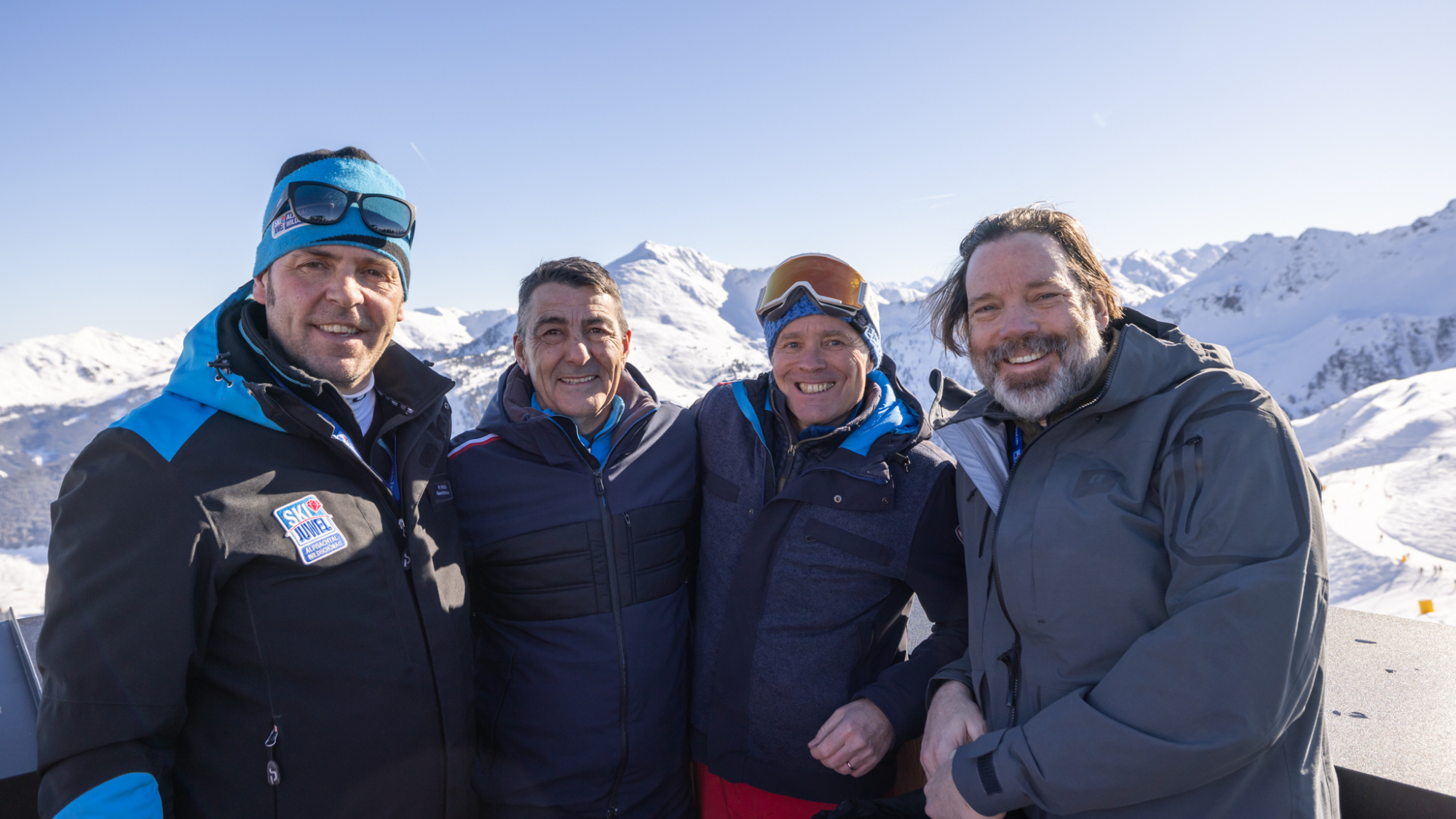 Fröhliche Gesichter beim Jubiläum des SkiJuwel Alpbachtal Wildschönau