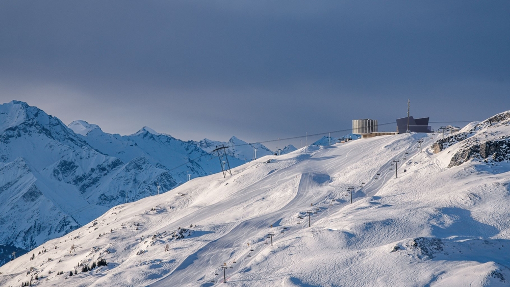 Visualisierung des neuen Crap Sogn Gion in Laax