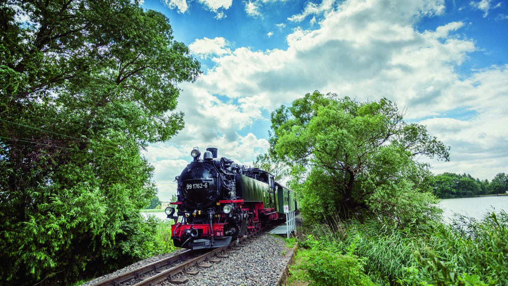 Mit der Lößnitzgrundbahn unterwegs