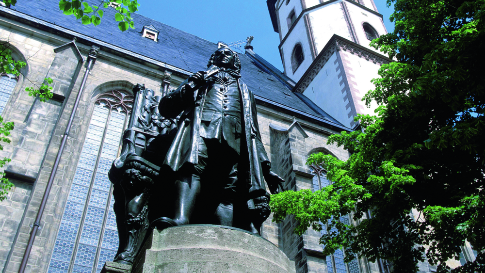 Bachdenkmal vor der Thomaskirche
