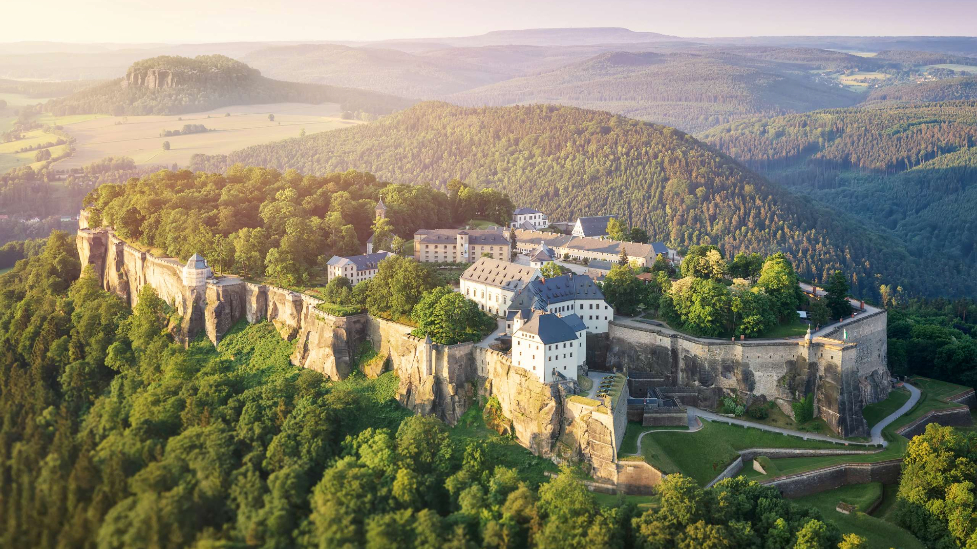 Die Festung Königstein in der Sächsischen Schweiz