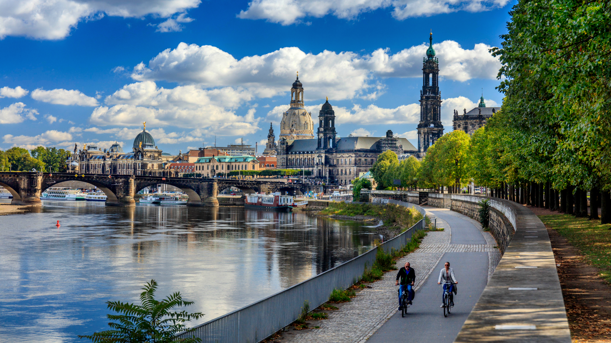 Elbradweg nahe Dresden