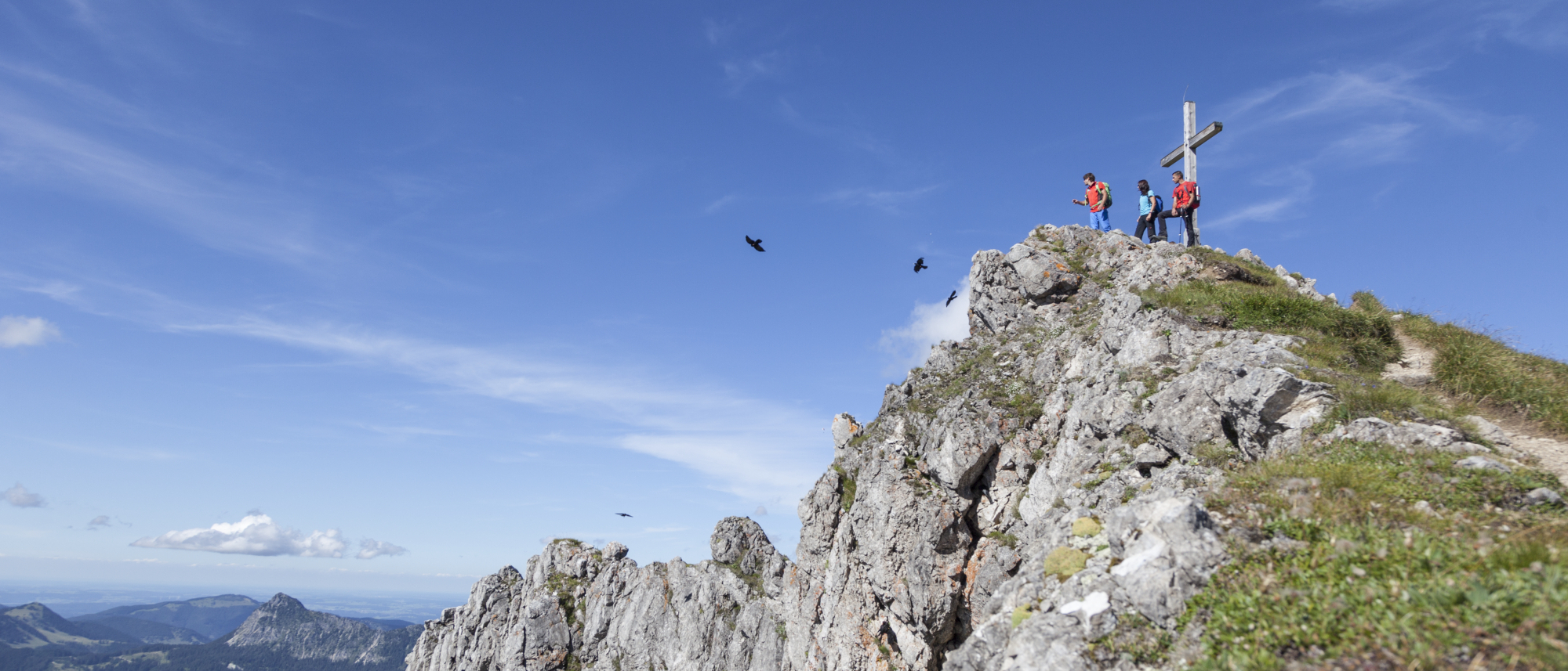Auf dem Höhenweg Strindenscharte im Tannheimer Tal