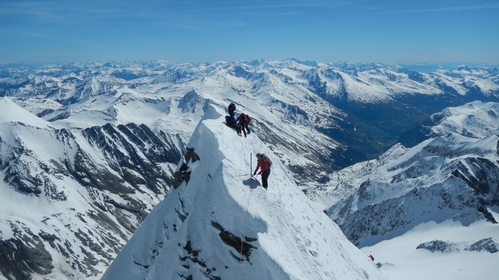 Der Großglockner im Winter