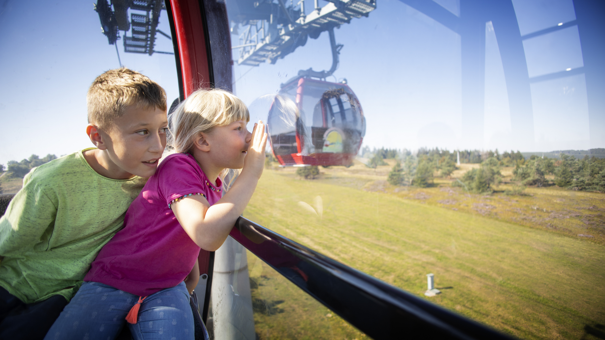 In der Ettelsberg-Seilbahn