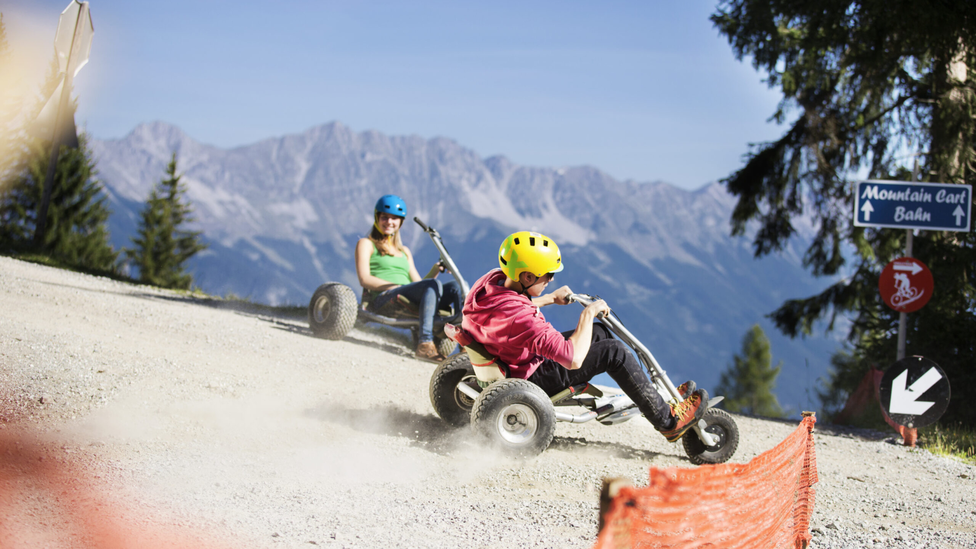 Mountain Carts auf der Mutterer Alm