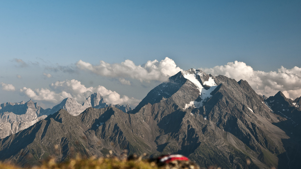 Blick auf den Habicht im Stubaital