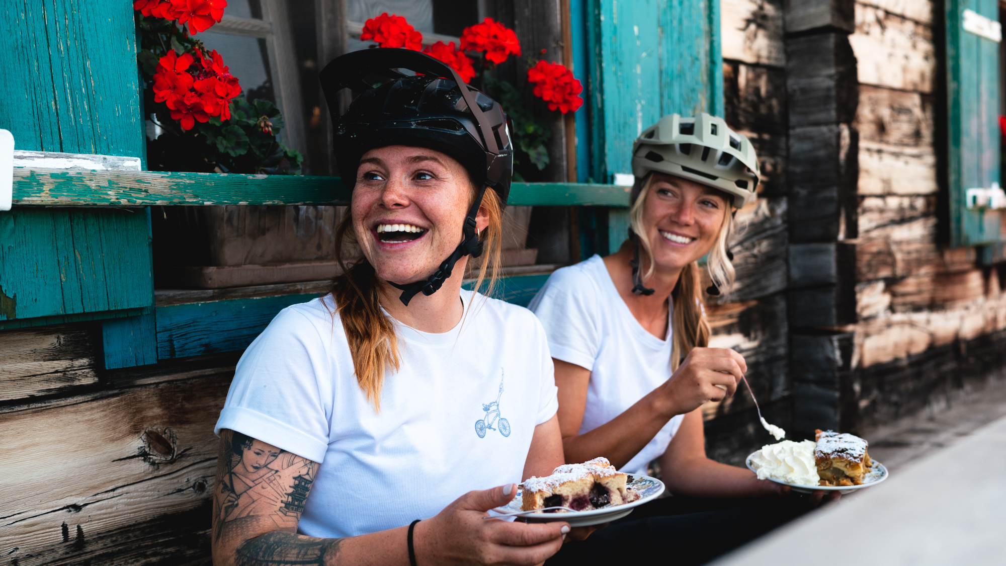 Bike-Pause in Saalbach-Hinterglemm