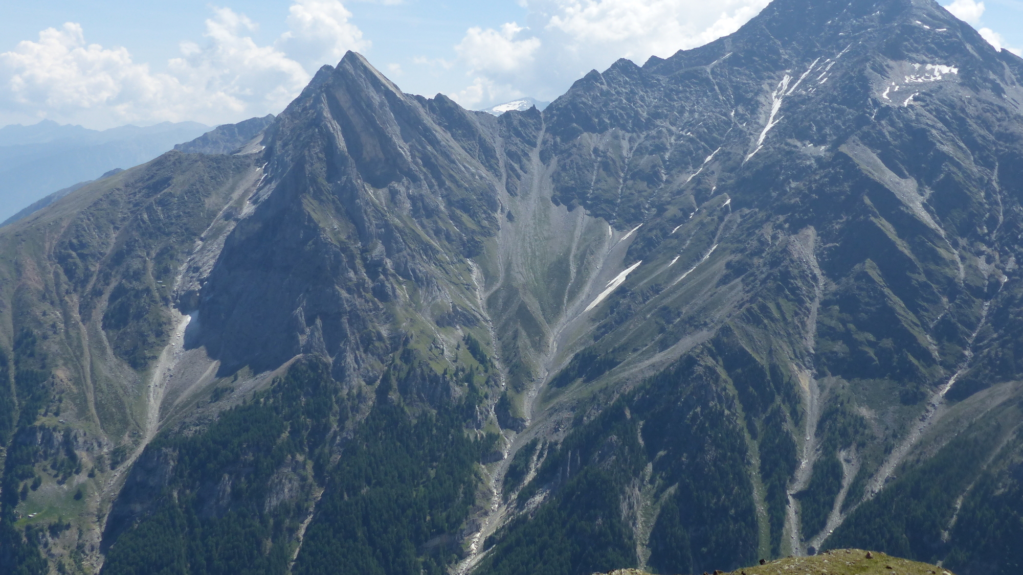 Jennwand (2.962 m) und die Orgelspitze (3.304 m)